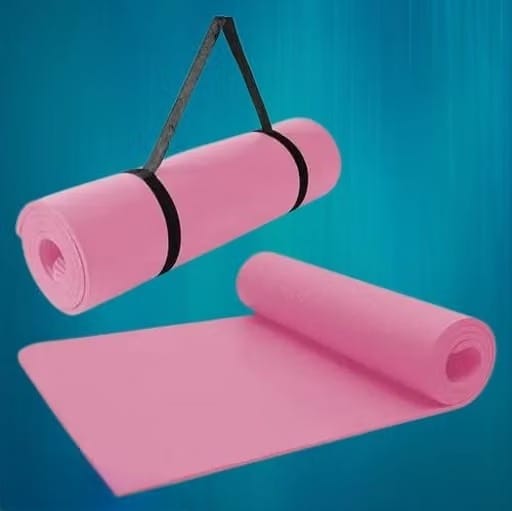 Premium Non-Slip Yoga Mat with Carrying Strap (Eco-Friendly & Sweat-Resistant)