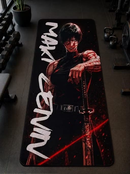 Premium Anime Heavy Duty Yoga Mat | Non-Slip, Water Absorbent Workout Mat