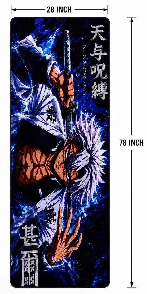 Premium Anime Heavy Duty Yoga Mat | Non-Slip, Water Absorbent Workout Mat