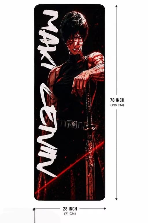 Premium Anime Heavy Duty Yoga Mat | Non-Slip, Water Absorbent Workout Mat
